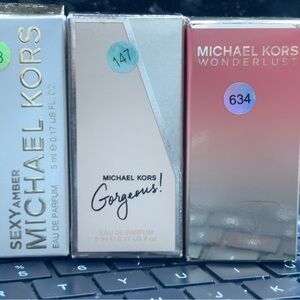 Michael Kors Gold and White Skincare Collection